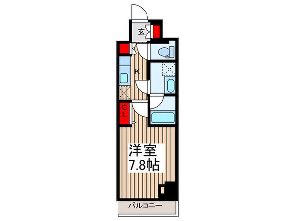 レアライズ浅草Ⅴの物件間取画像